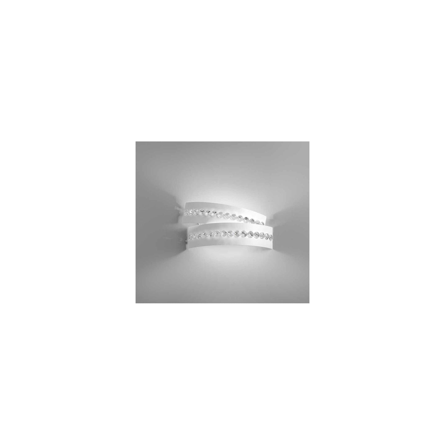 Essentia AP2 Swarovski Wall Lamp with Octagonal Crystals