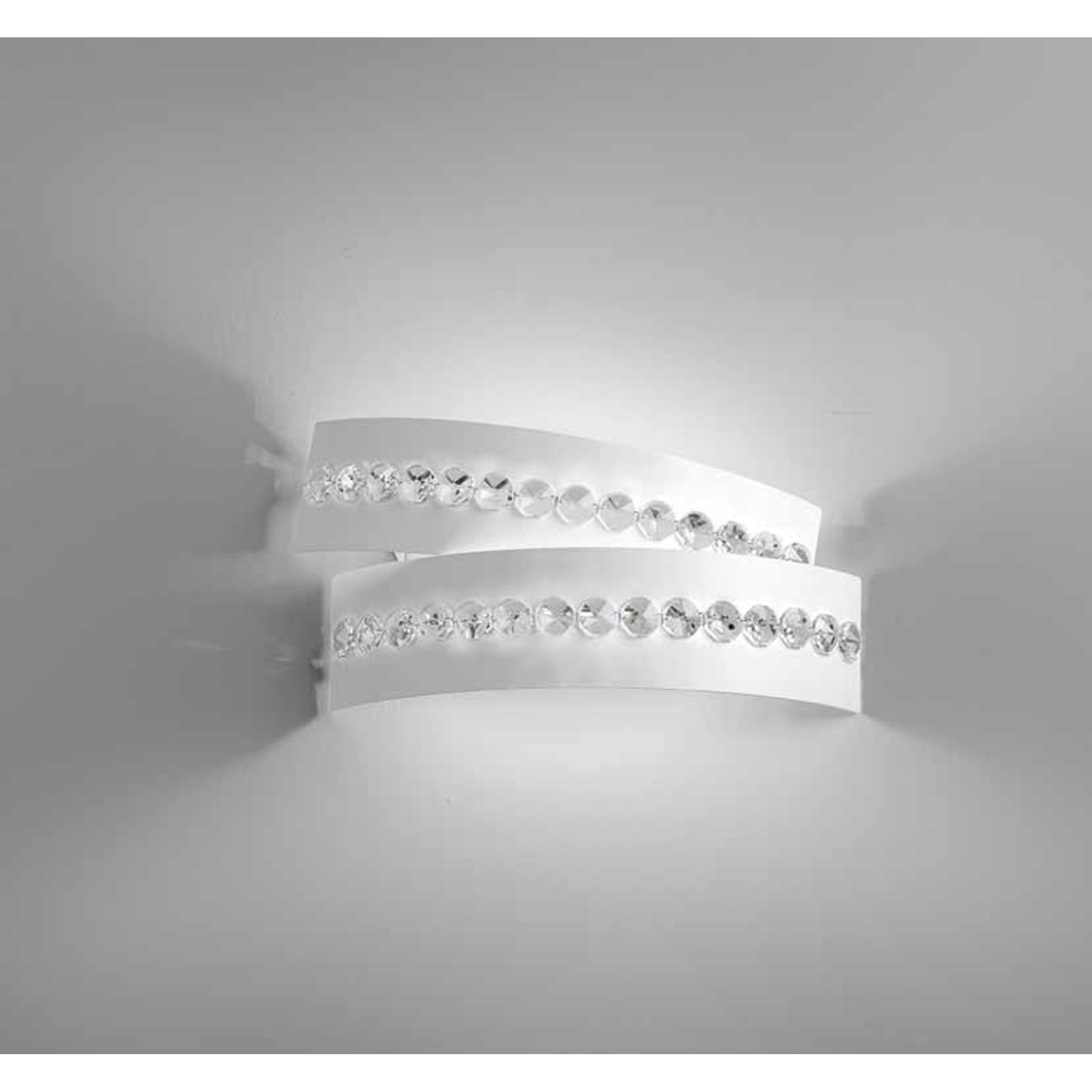 Essentia AP2 Swarovski Wall Lamp with Octagonal Crystals