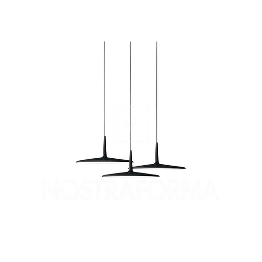 Skan Three-Light LED Pendant with Methacrylate Diffuser Shade