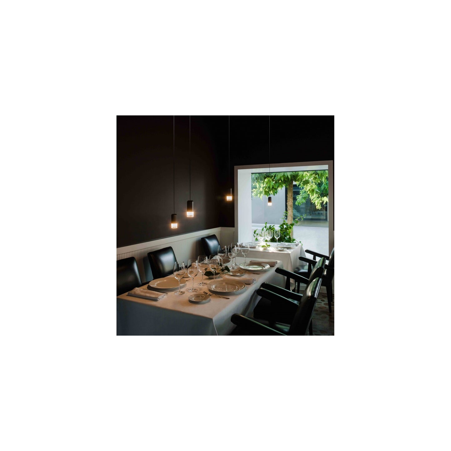 Wireflow FreeFrom Two-Light LED Pendant without Glass