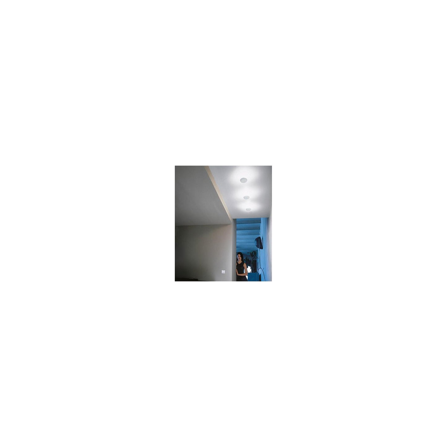 Funnel Medium LED Ceiling Light with Aluminium Diffuser