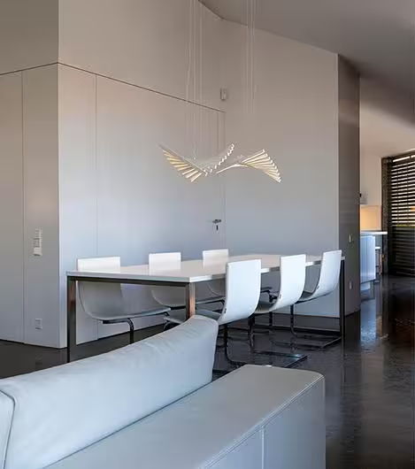 Rhythm Horizontal Small Thirty-Light LED Pendant