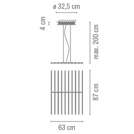 Rhythm Horizontal 2120 Pendant