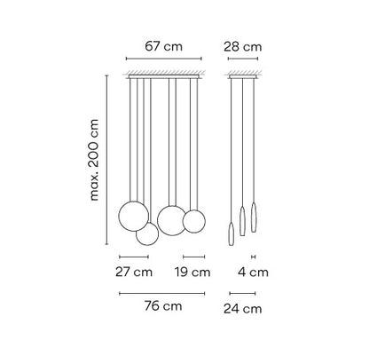 Vibia Cosmos Pendant System