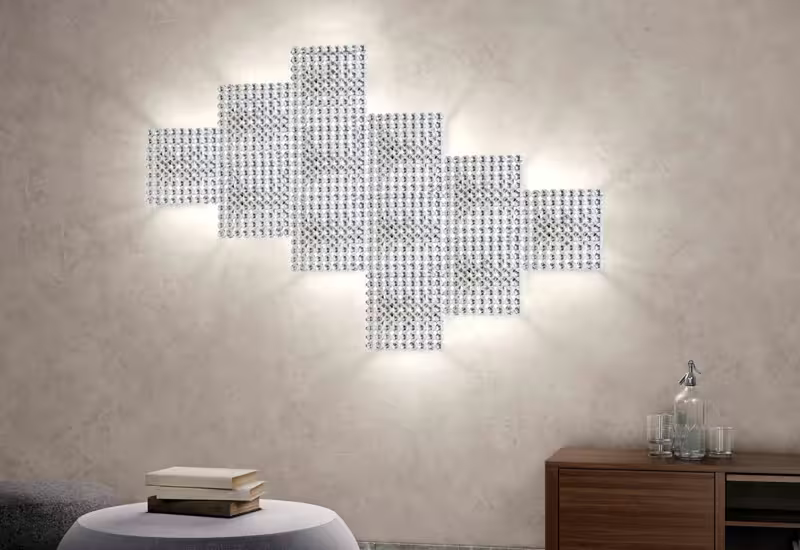 Topazio AP 27x27 4-Light Wall Lamp