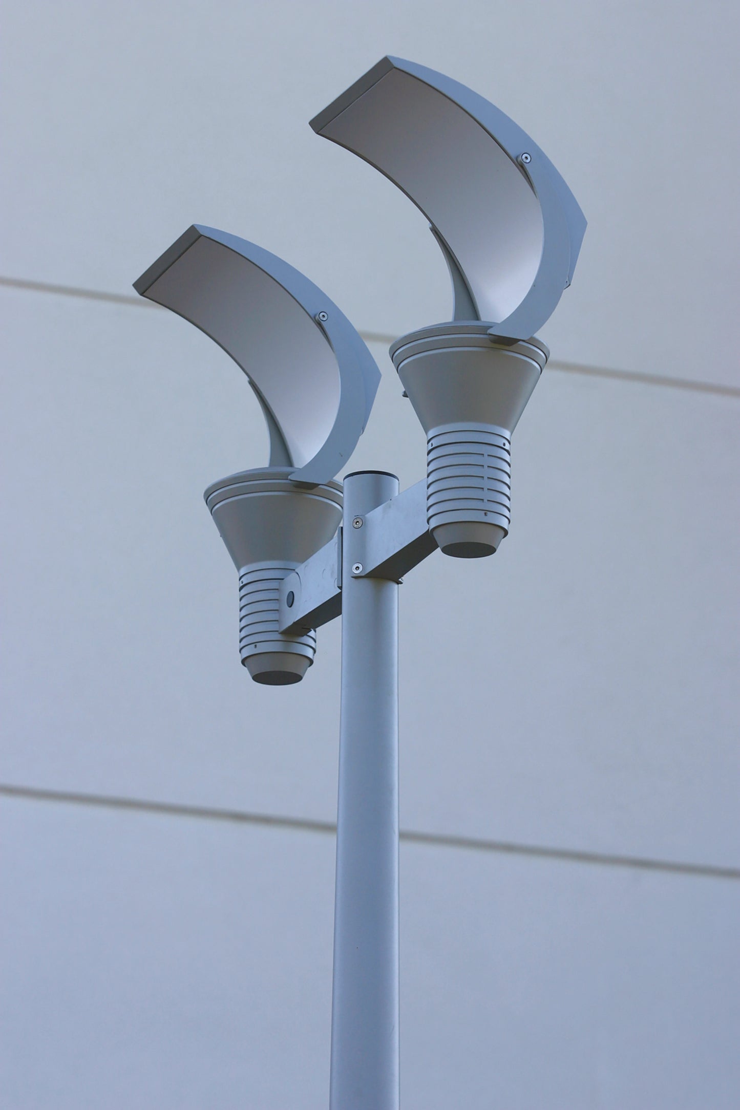 Olympic 3 Large Double Arm Frosted Glass Lamp Post