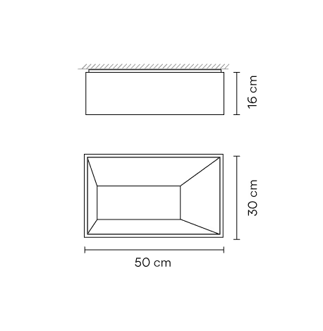Link Medium Single Ceiling Surface