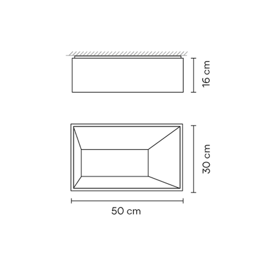 Link Medium Single Ceiling Surface