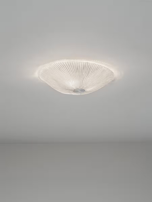 Onn Small White Ceiling Surface with Stainless Steel Support