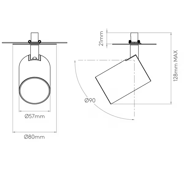 Ascoli Recessed Ceiling Spotlight
