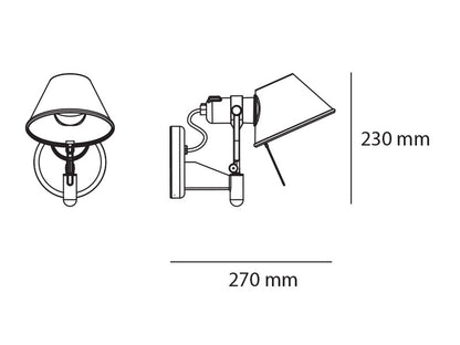 Artemide Tolomeo Wall Light