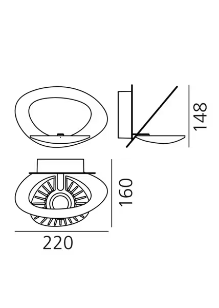 Pirce Micro Decorative 3000K LED Wall Washer