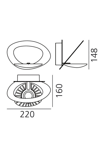 Artemide Pirce Wall Light