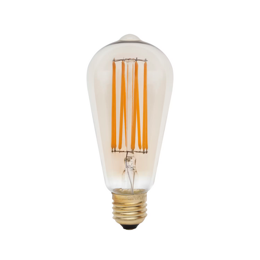 Squirrel Cage Tinted Glass 2200K LED Bulb