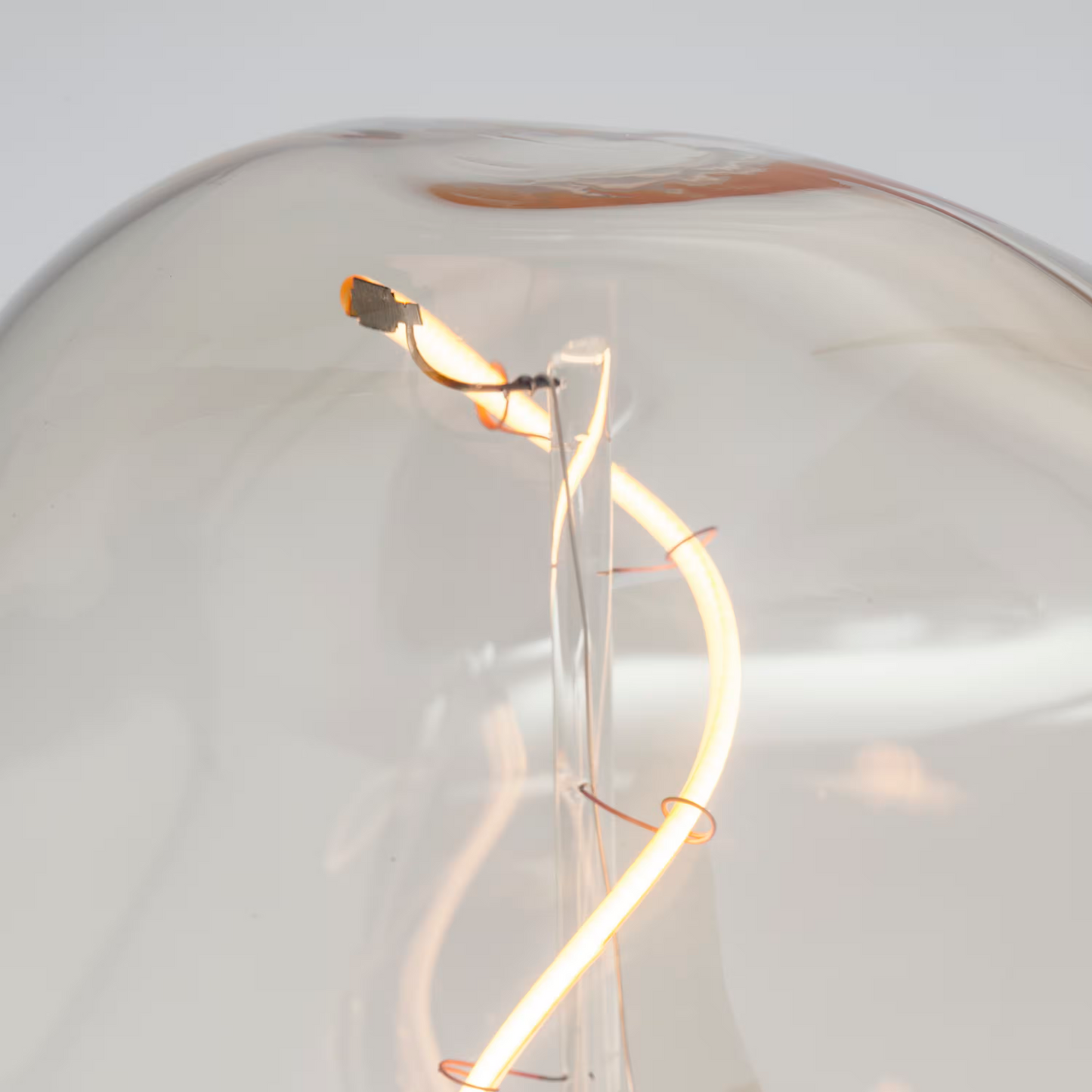 Voronoi I Tinted Glass Bulb with Brass Pendant
