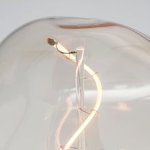 Voronoi I Tinted Glass Bulb with Brass Pendant