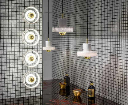 Stone Semi-Precious Wall Light
