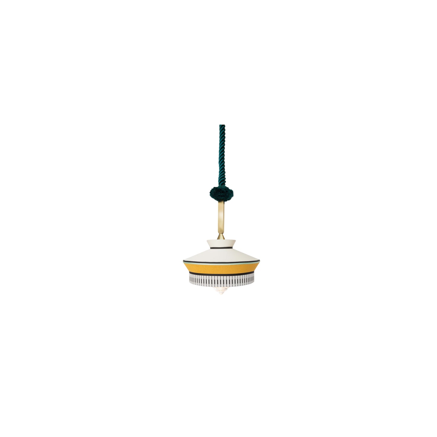 Calypso Martinique Outdoor Transparent Glass LED Pendant with Waterproof Fabrics & IP Rating