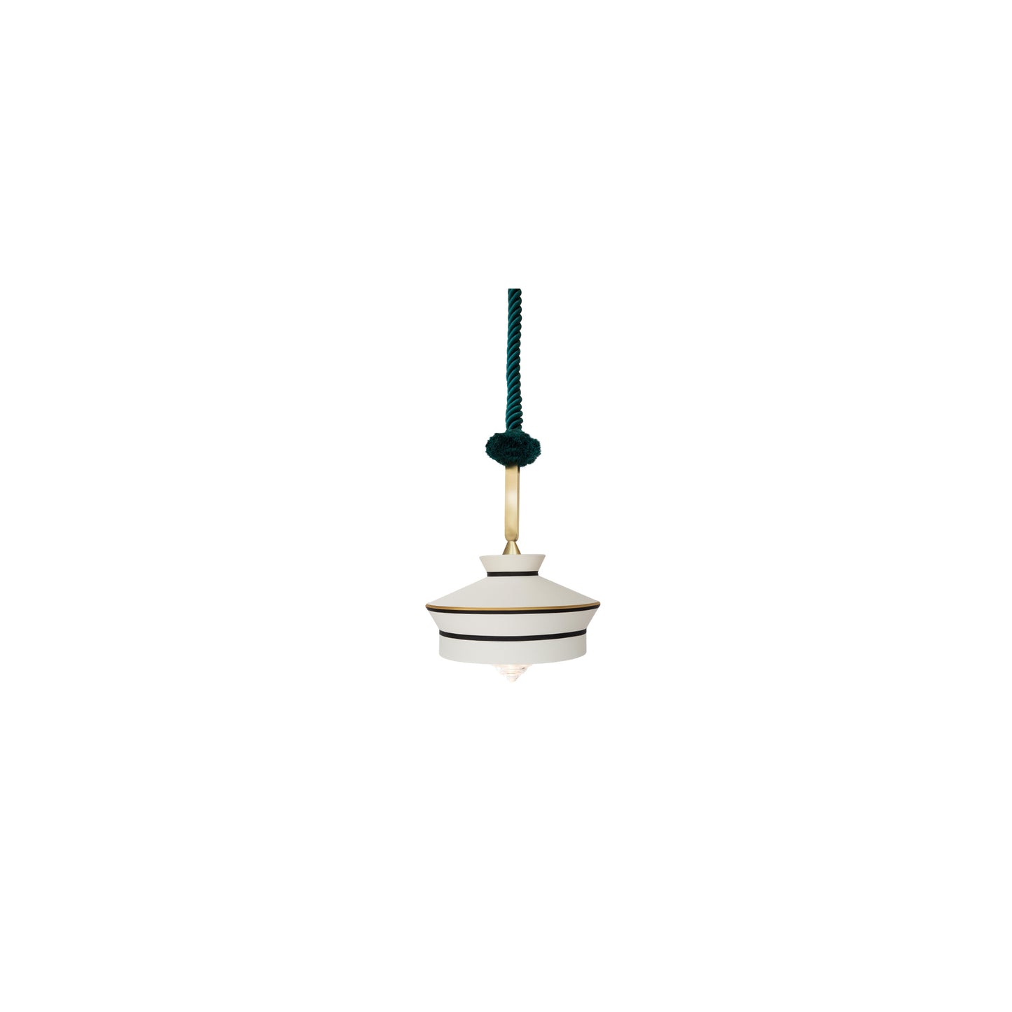 Calypso Martinique Outdoor Transparent Glass LED Pendant with Waterproof Fabrics & IP Rating