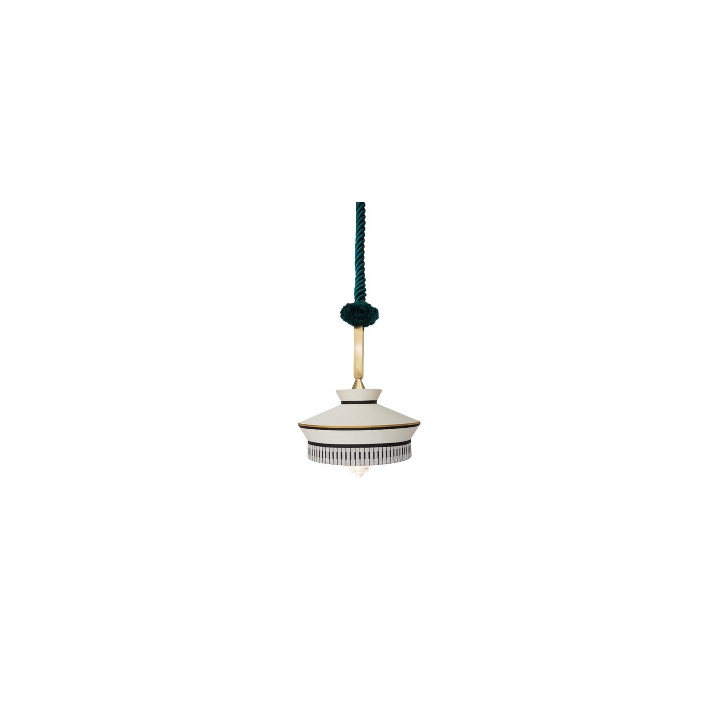 Calypso Martinique Outdoor Transparent Glass LED Pendant with Waterproof Fabrics & IP Rating