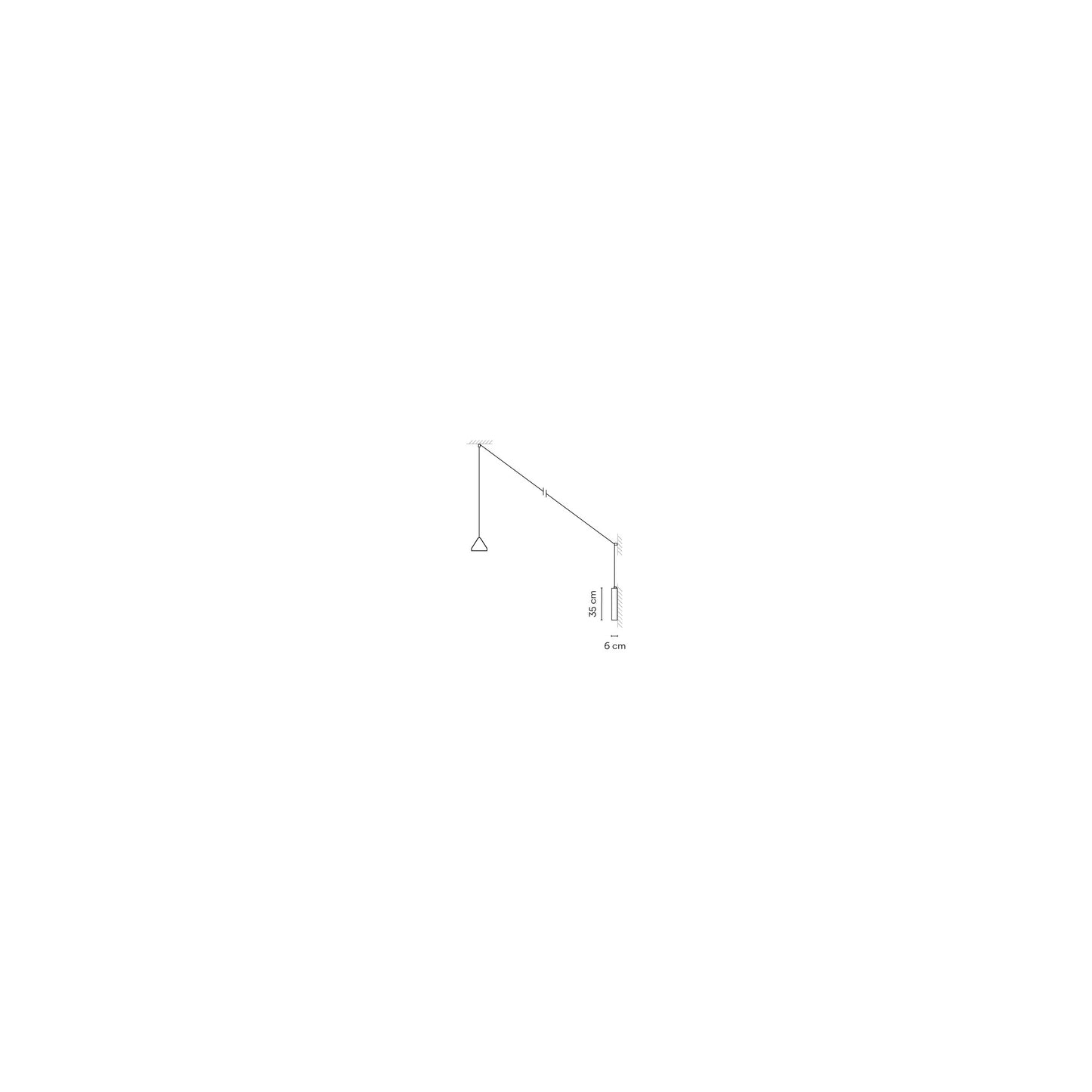 North Small Adjustable LED Wall Lamp