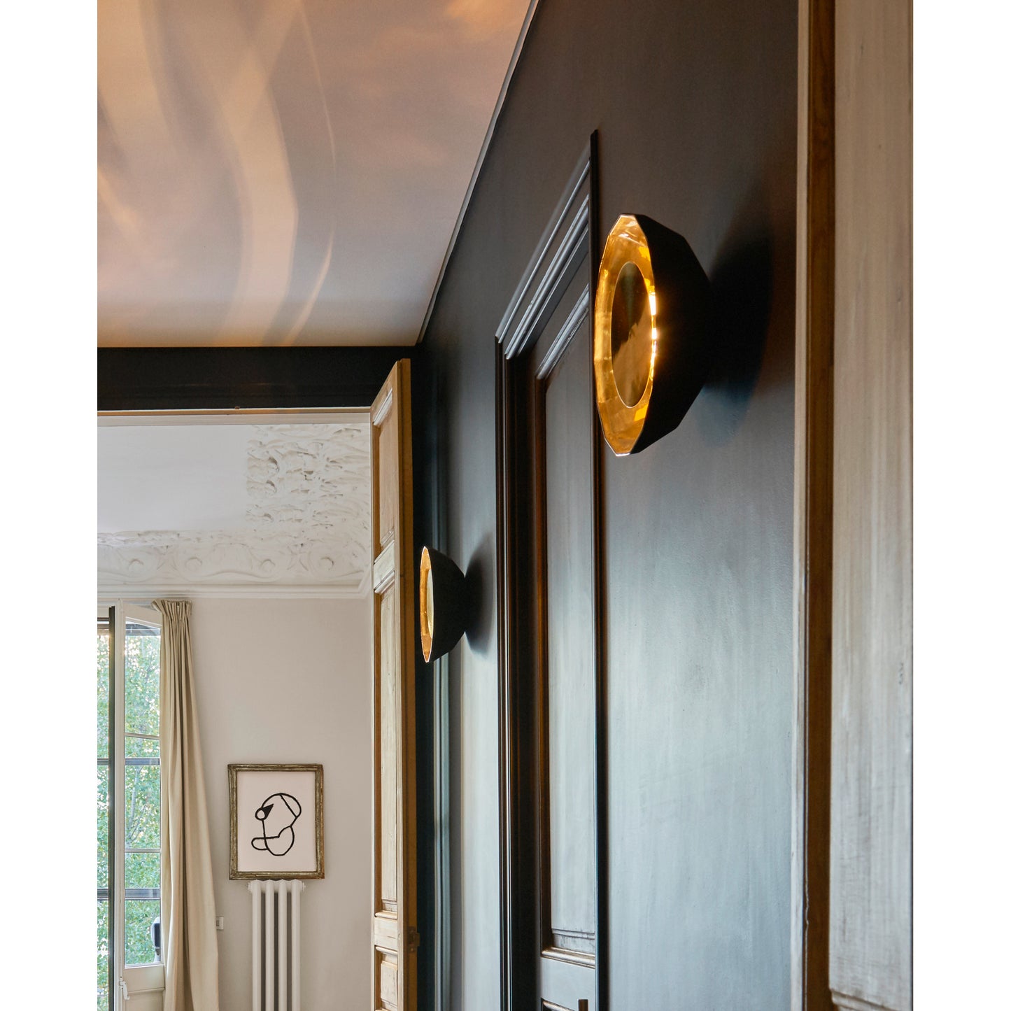 Scotch Club A 30 Small Wall Lamp with Ceramic Diffuser