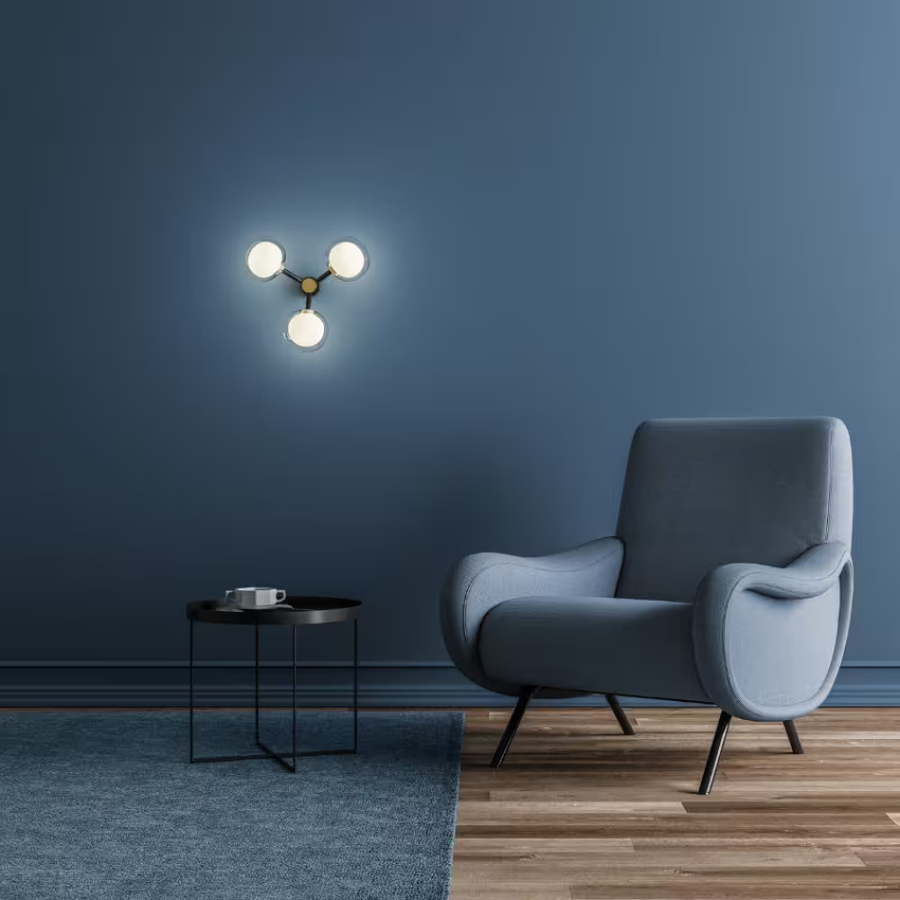 Nabila 3-Light Ceiling/Wall Lamp