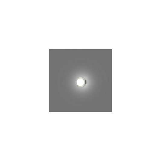 Nabila Small Round Wall Light with Double Sided Borosilicate Glass