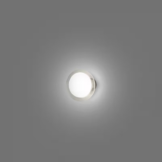 Nabila Large Round Wall Light with Double Sided Borosilicate Glass