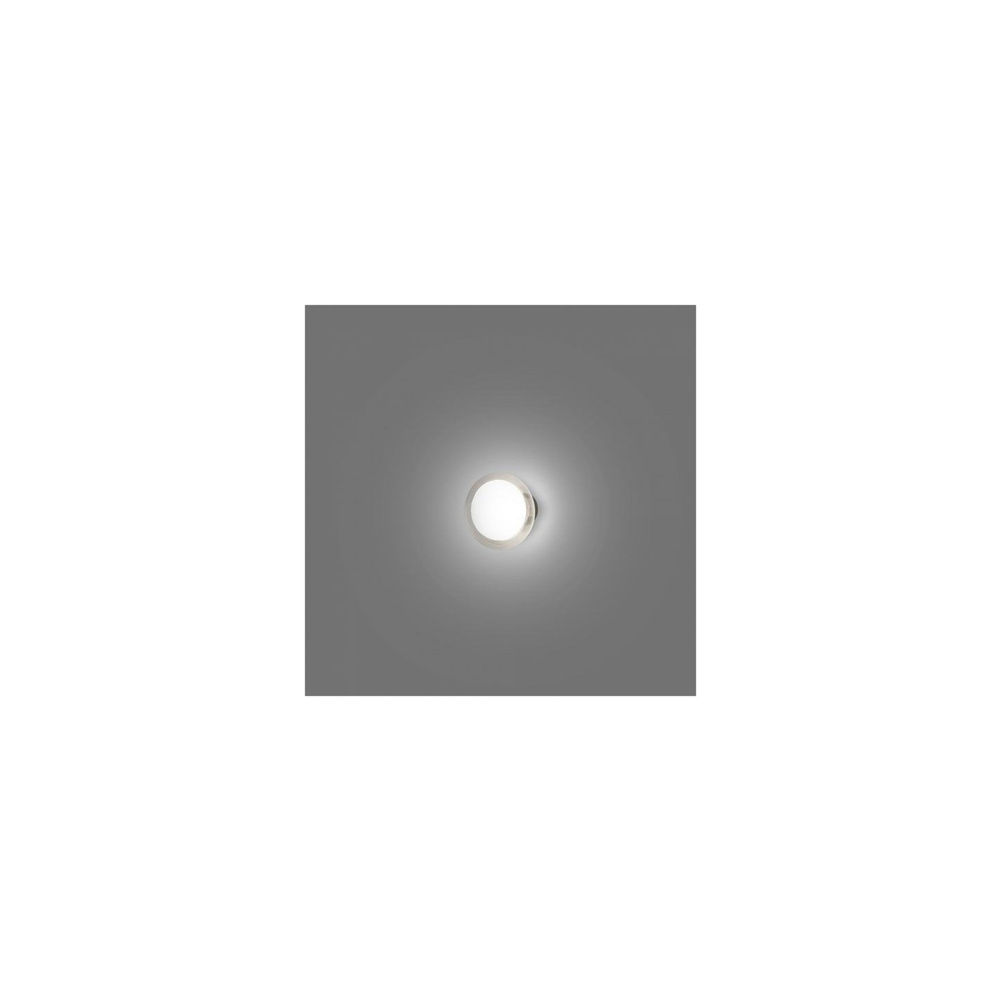 Nabila Large Round Wall Light with Double Sided Borosilicate Glass