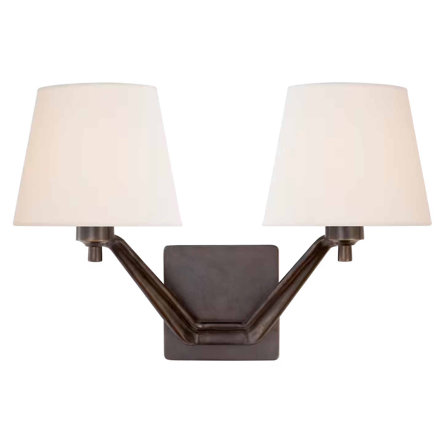 Union Double Arm Upward Wall Light