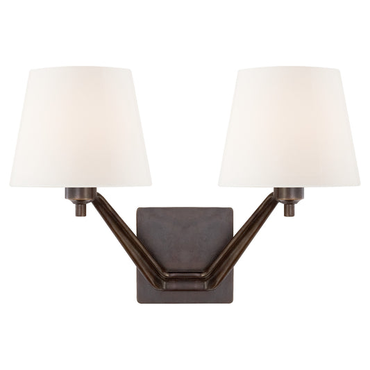 Union Double Arm Upward Wall Light