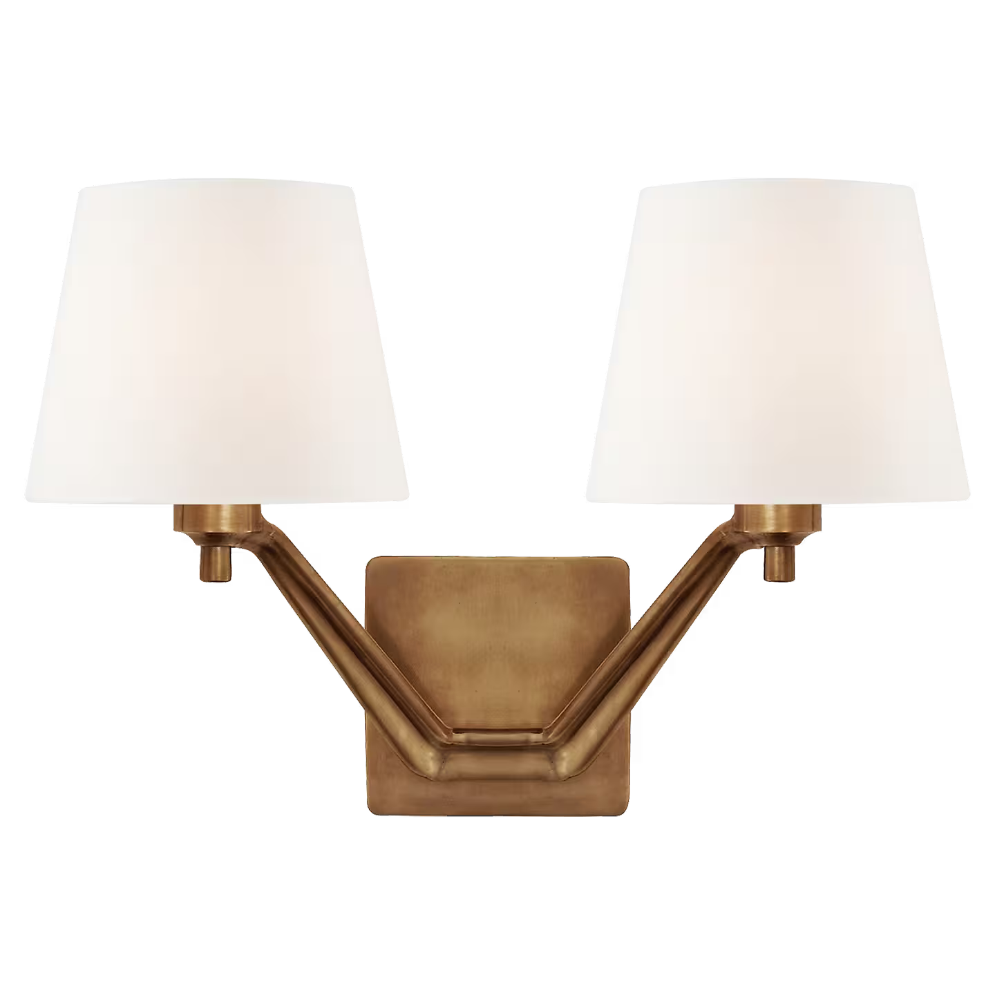 Union Double Arm Upward Wall Light