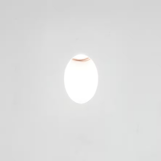 Leros Trimless LED Recessed Wall Light Matt White
