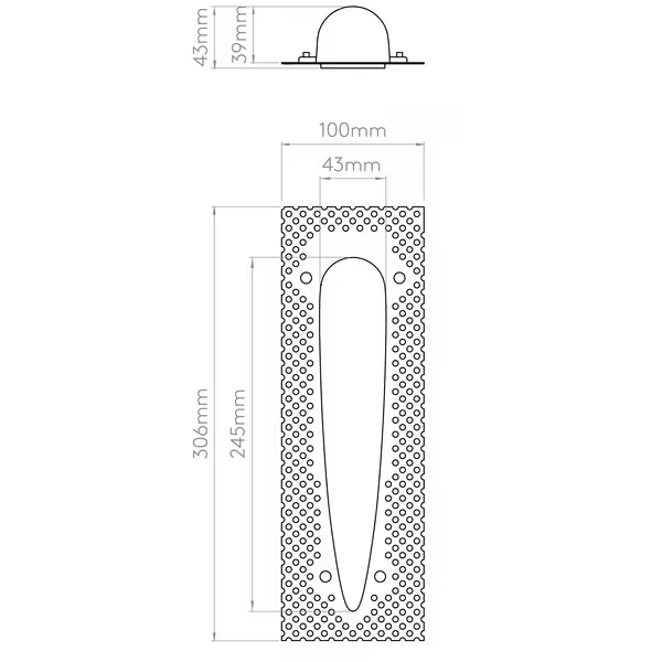 Olympus Trimless LED Wall Recessed
