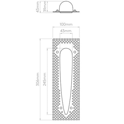 Olympus Trimless LED Wall Recessed