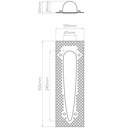 Olympus Trimless LED Wall Recessed