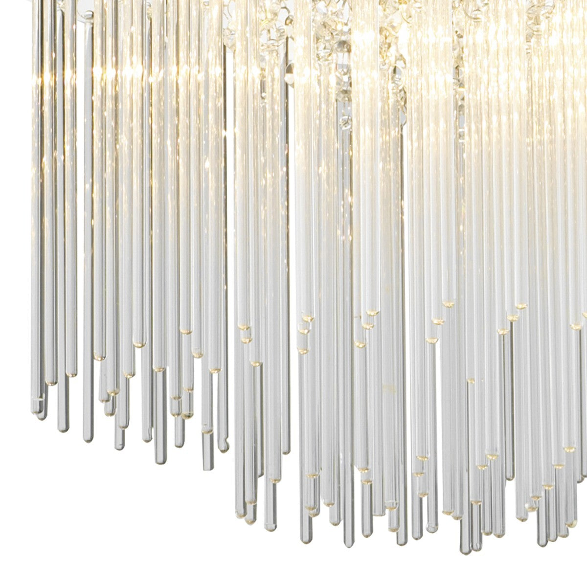 Icicle Eight-Light e Tube Flush Mount