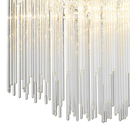 Icicle Eight-Light e Tube Flush Mount