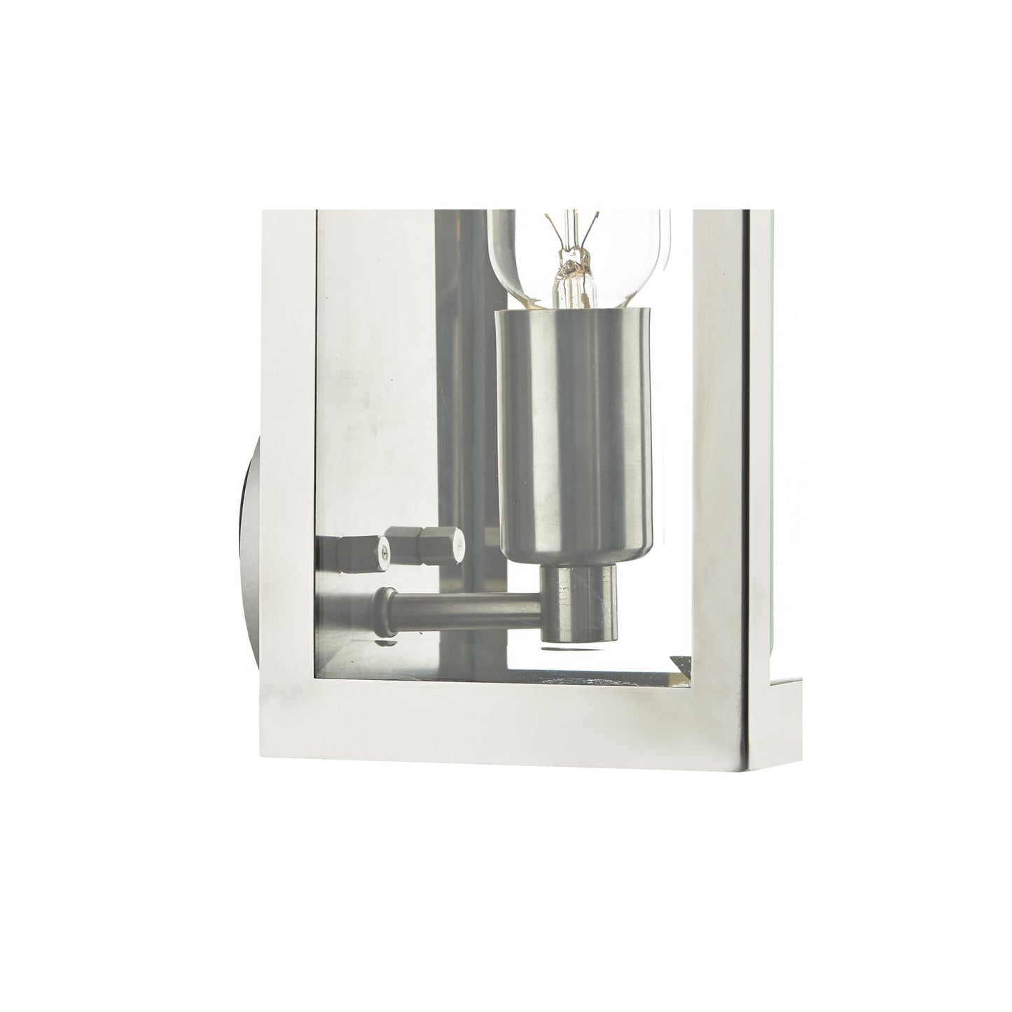Era Clear Glass Wall Bracket with Bevelled Edge Glass