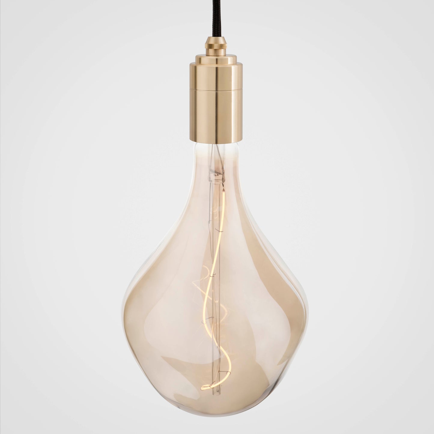 Voronoi II Large Tinted Glass Bulb with Pendant
