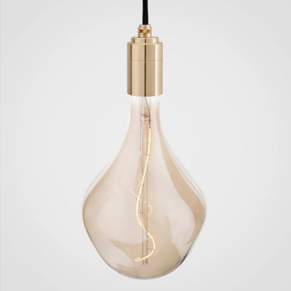 Voronoi II Large Tinted Glass Bulb with Pendant