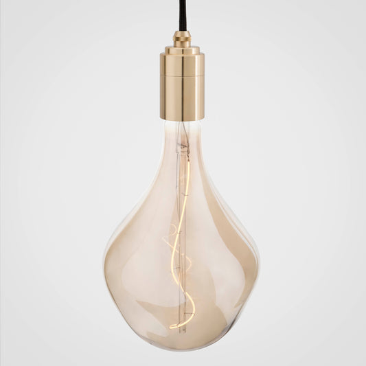 Voronoi II Large Tinted Glass Bulb with Pendant