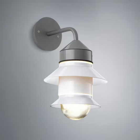 Santorini A Fixed Stem Outdoor Wall Lamp