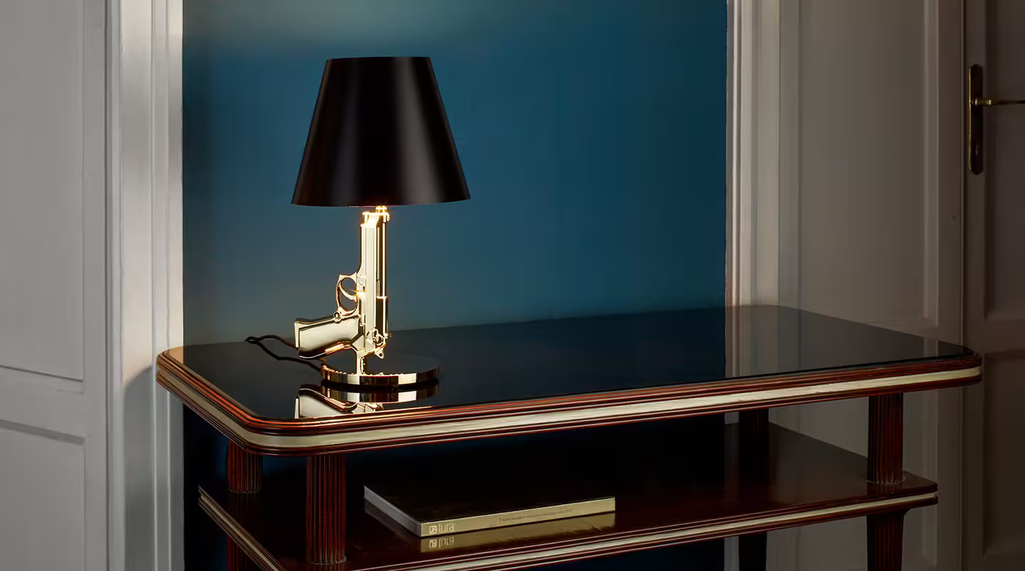 Gun Small Beside Table Lamp