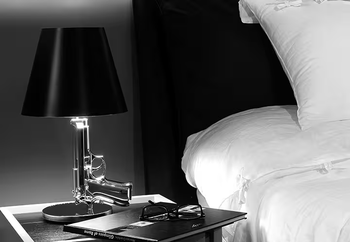 Gun Small Beside Table Lamp