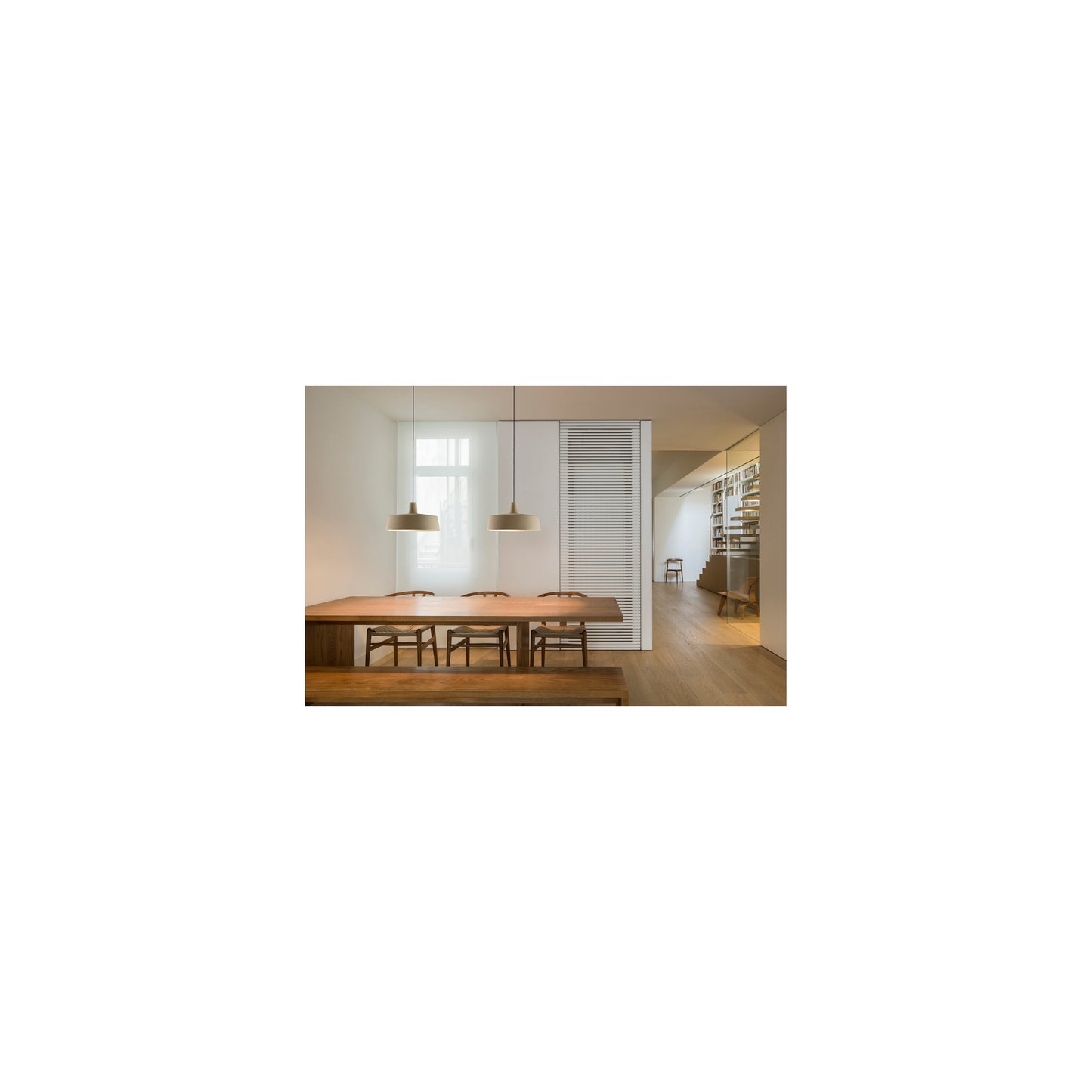 Soho 57 Medium LED Pendant with Methacrylate Opal Diffuser