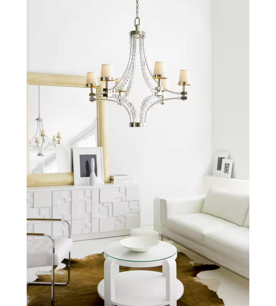 Crystal Cube Large Chandelier