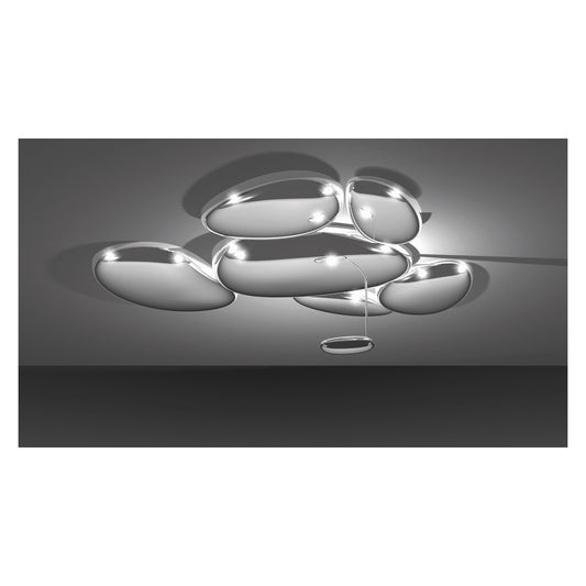 Skydro Polished Chrome LED Ceiling Surface with A Series of Pebbles