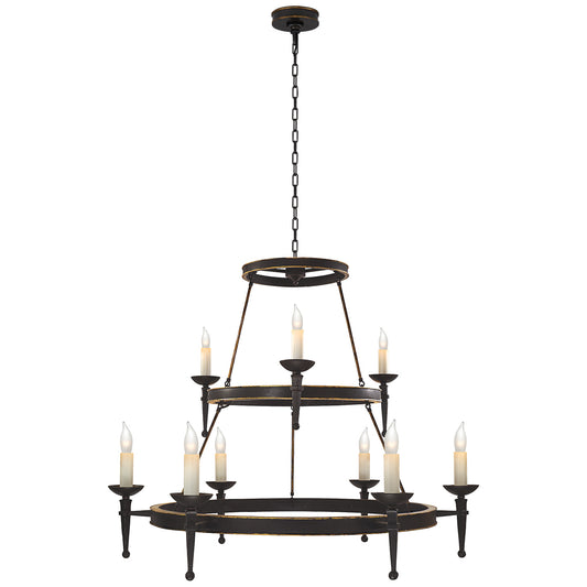 Dorset Large Torch Chandelier